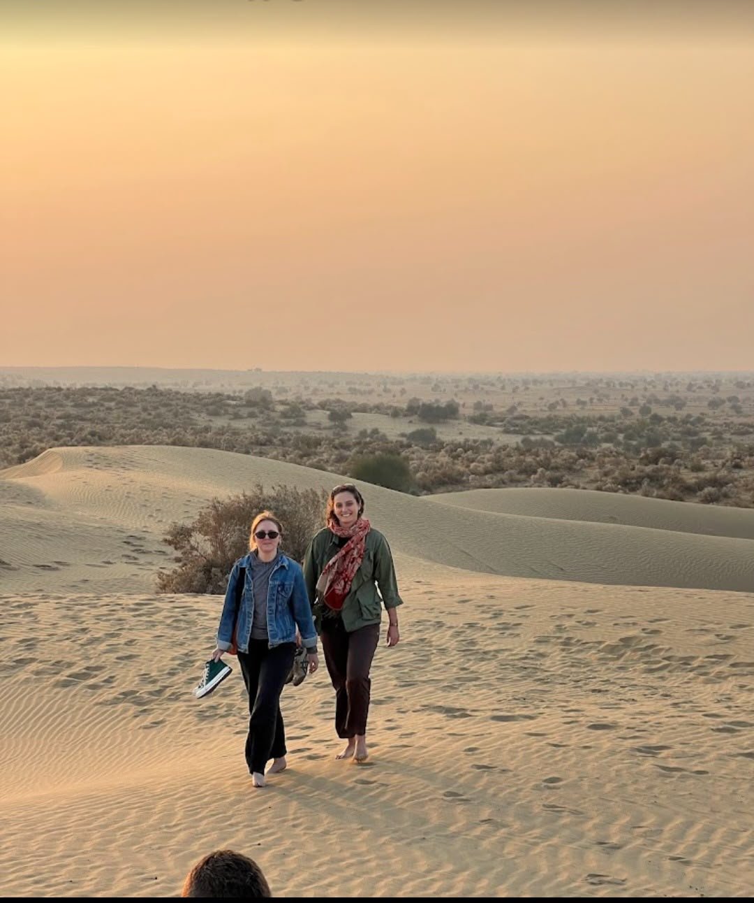 Sam Sand Dunes at Sunset