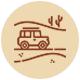 Jeep safari icon